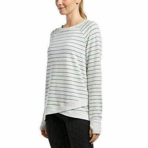 Striped Gray Women's Top